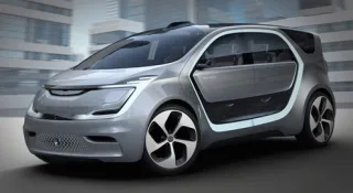 Chrysler and Panasonic built a conceptual minivan