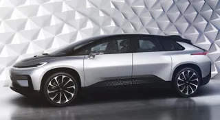 A 1000-horsepower electric car Faraday Future was presented in Las Vegas