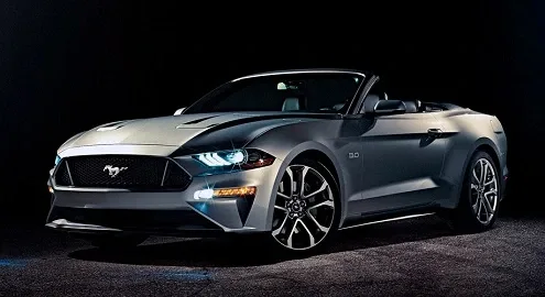 Ford has introduced the updated Mustang convertible