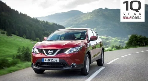 Nissan Qashqai crossover celebrates its 10th anniversary
