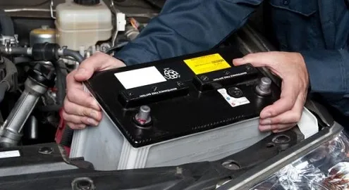 Dependence of battery capacity on engine displacement of a car