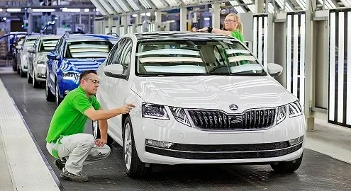 Production of the updated Skoda Octavia has started