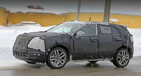 Cadillac XT3 crossover hit the test track