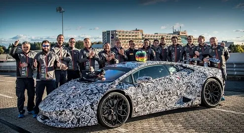 Новая версия Lamborghini Huracan побила рекорд Нюрбургринга