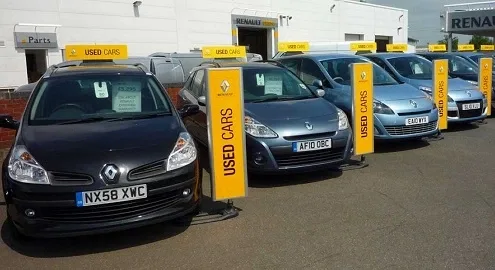 Sales of used cars are catching up with new ones