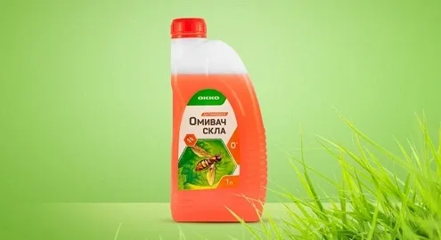Branded windshield washer fluids for the warm season have appeared at OKKO