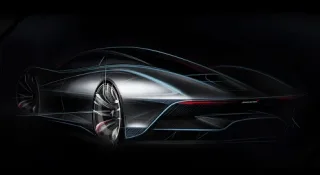 The first image of the new hypercar from McLaren has appeared
