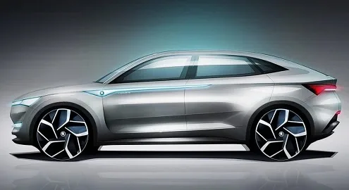 Концепт-кар Skoda Vision E намекнет на новый кроссовер