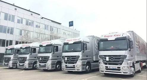 100-й юбилейный Mercedes-Benz Actros в автопарке компании «РАПИД»