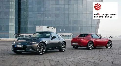 Mazda MX-5 RF awarded 'Best of the Best' 2017 Red Dot awards