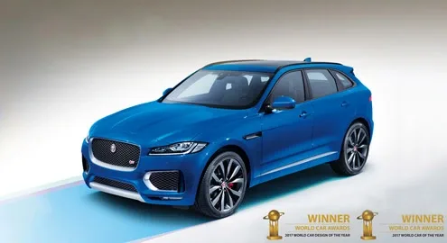 Jaguar F-Pace has been awarded the title of "World Car of the Year"