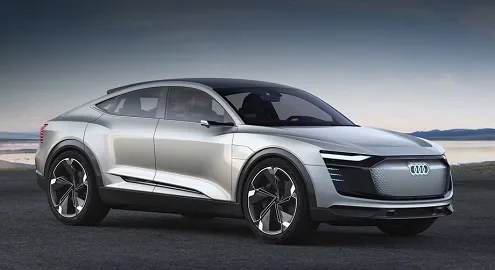 Audi brought the e-tron Sportback concept car to China