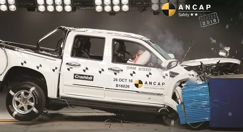 Great Wall Steed pickup truck failed ANCAP crash test