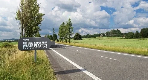 Scots learned to make roads from plastic