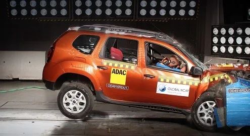Renault Duster crossover failed Global NCAP crash test