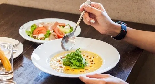 A la minute restaurants invite you to try coconut milk soup and other new summer menu items