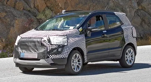 Оновлений Ford EcoSport помічений на тестах