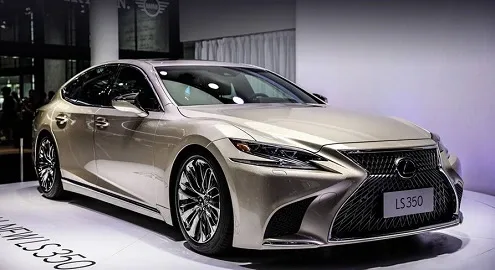 Lexus LS 350 made its debut in China