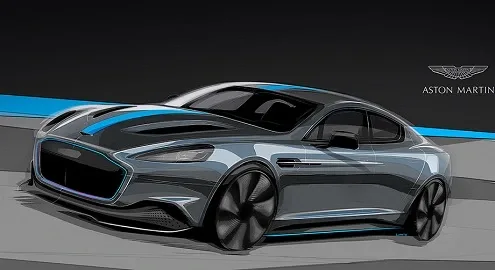 The production electric car Aston Martin RapidE will appear in 2019