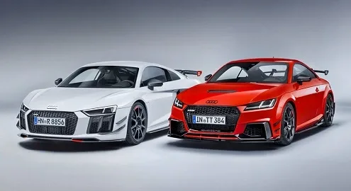 Модели Audi TT RS и R8 обзавелись новыми спорт-пакетами