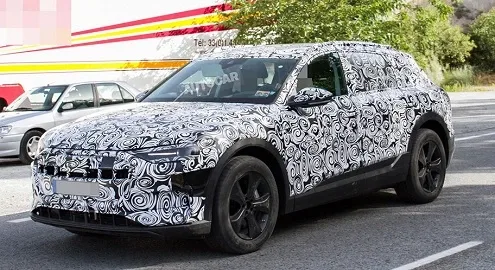 Электрокроссовер Audi замечен на тестах