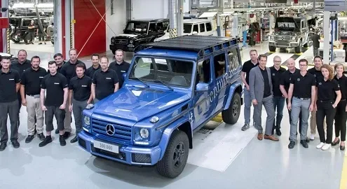 The 300,000th Mercedes-Benz G-Class SUV has been produced