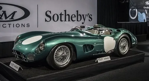 Aston Martin DBR1 became the most expensive British car