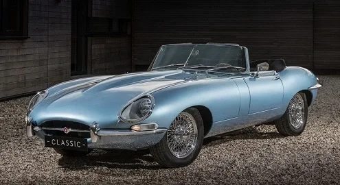 Класичний Jaguar E-type перетворили на електрокар
