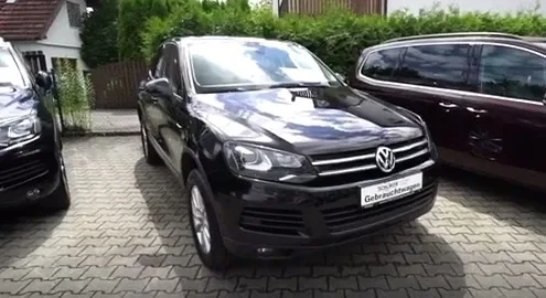 Choosing a Volkswagen Touareg in Germany