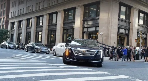 Cadillac CT6 sedans embarked on a 'driverless' road trip