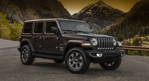 The exterior of the new Jeep Wrangler has been declassified