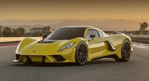 Hypercar Hennessey Venom F5 received a 1622-horsepower engine