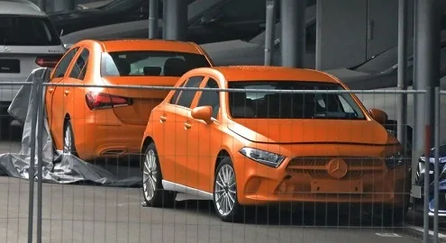 The exterior of the new Mercedes-Benz A-Class has been declassified