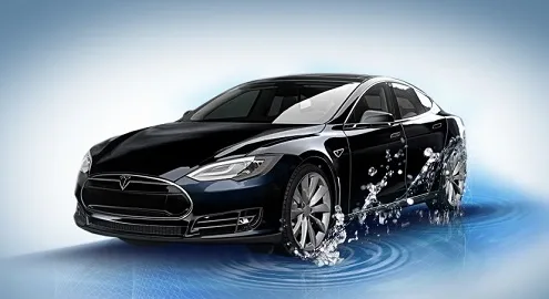 The Dutch have developed a hydrogen version for the Tesla Model S electric car