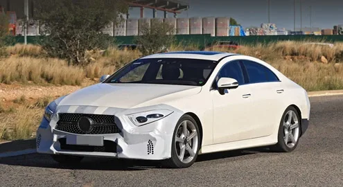Spies partially declassified the design of the new Mercedes-Benz CLS