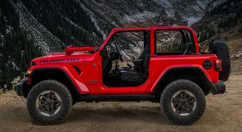 The interior of the new Jeep Wrangler has been declassified