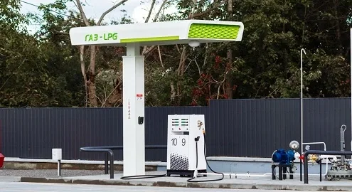 Already at 241 filling stations of the OKKO network, automotive gas is being dispensed