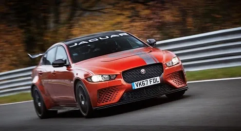 Jaguar XE SV Project 8 became the fastest sedan at the Nürburgring