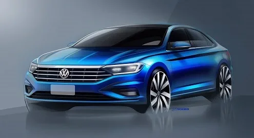 Опубликовано изображение интерьера нового Volkswagen Jetta