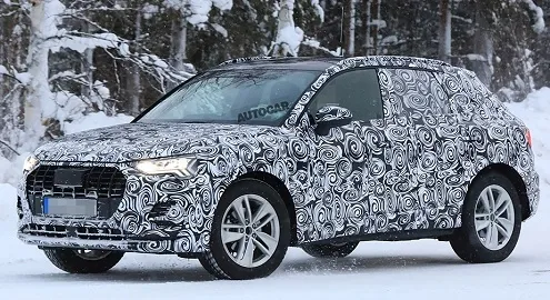 New Audi Q3 spotted during testing