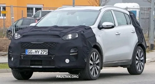 Обновленный Kia Sportage замечен на тестах