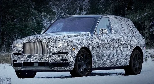 Первый кроссовер от Rolls-Royce получил имя Cullinan