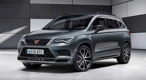Crossover Seat Ateca first tried on the Cupra brand