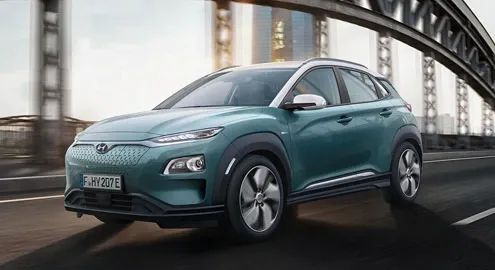 Hyundai Kona crossover received an electric version