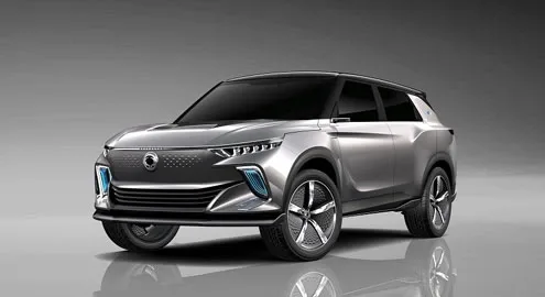 SsangYong представил в Женеве новый пикап Musso и электроконцепткар е-SIV