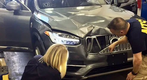 Video of fatal incident with self-driving taxi published