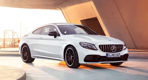 The updated Mercedes-AMG C63 did not become more powerful