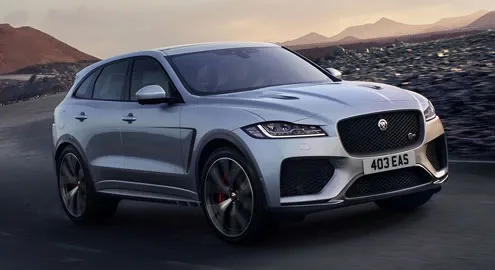 Jaguar F-Pace обзавелся «заряженной» версией SVR