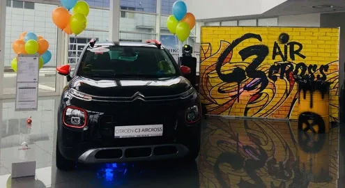 The Citroen C3 Aircross crossover has appeared in Ukrainian car dealerships