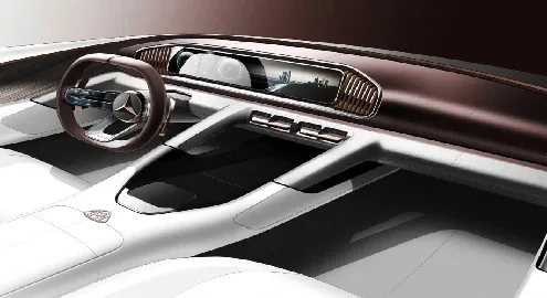 Первые фото интерьера внедорожника Mercedes-Maybach